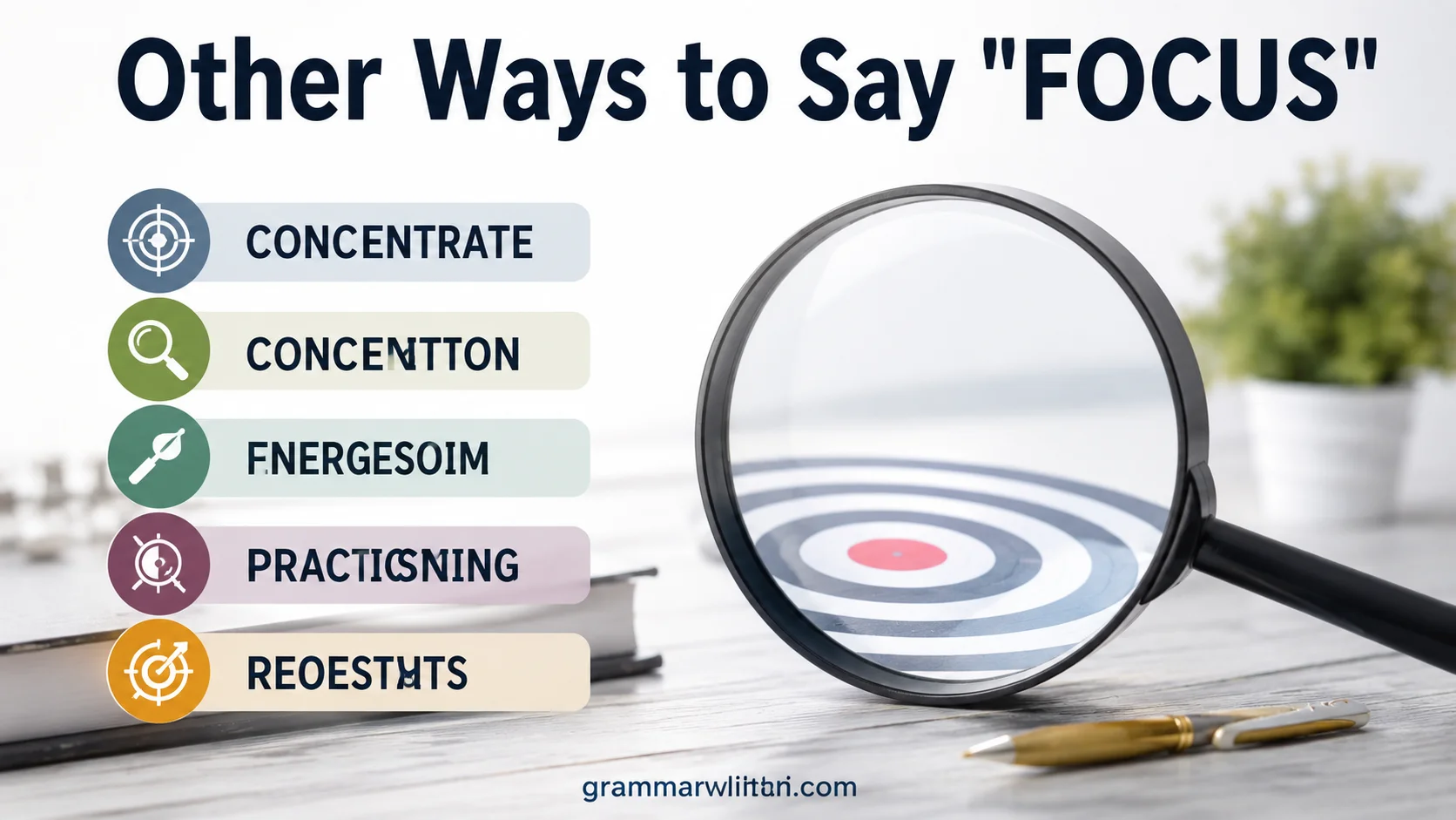 Other Ways to Say "FOCUS"