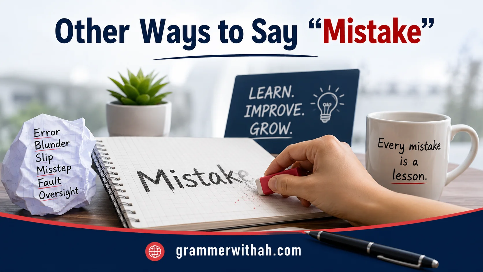 Other Ways to Say “Mistake”
