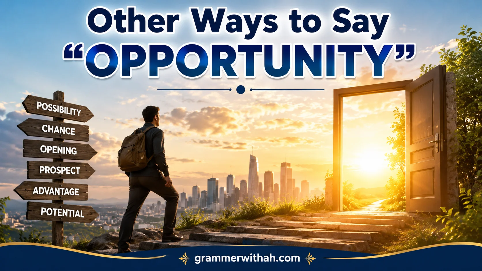 Other Ways to Say "OPPORTUNITY"