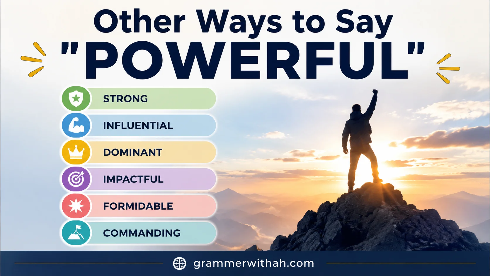 Other Ways to Say "POWERFUL"