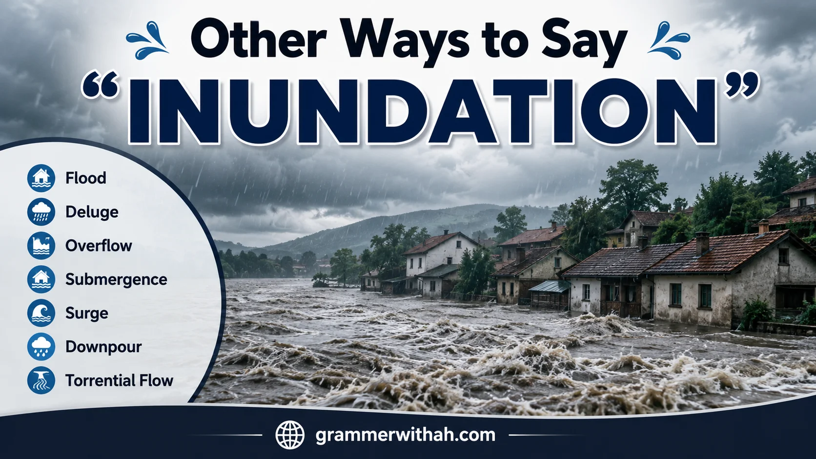 Other Ways to Say “INUNDATION”