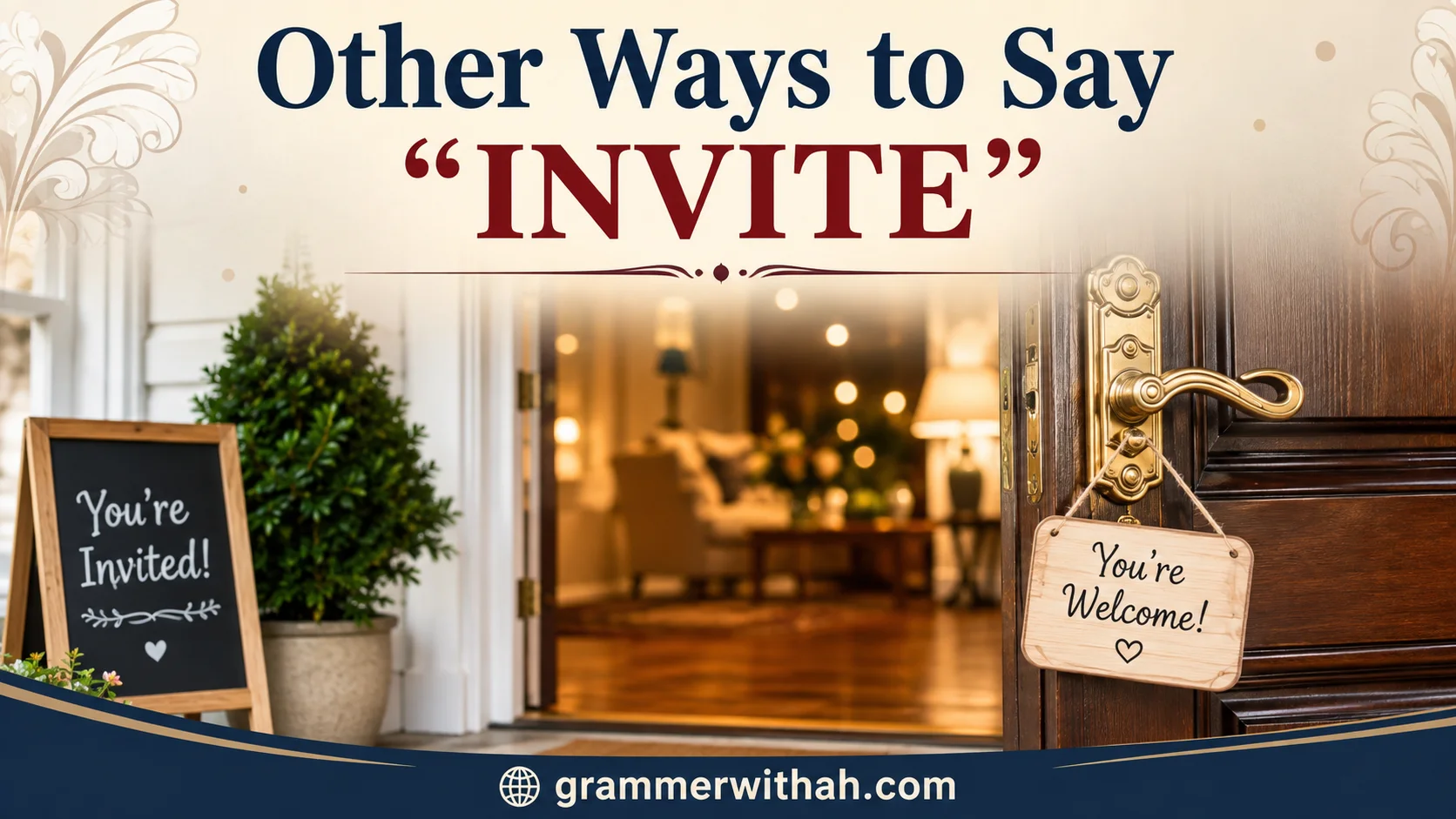 Other Ways to Say “INVITE”