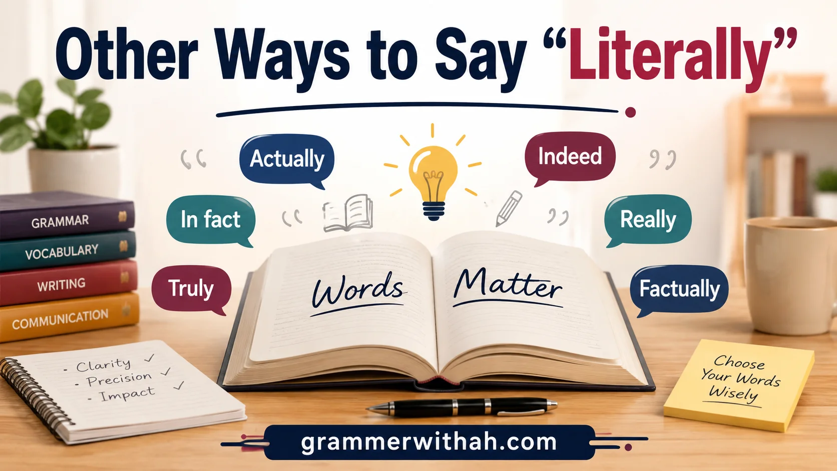 Other Ways to Say “Literally”