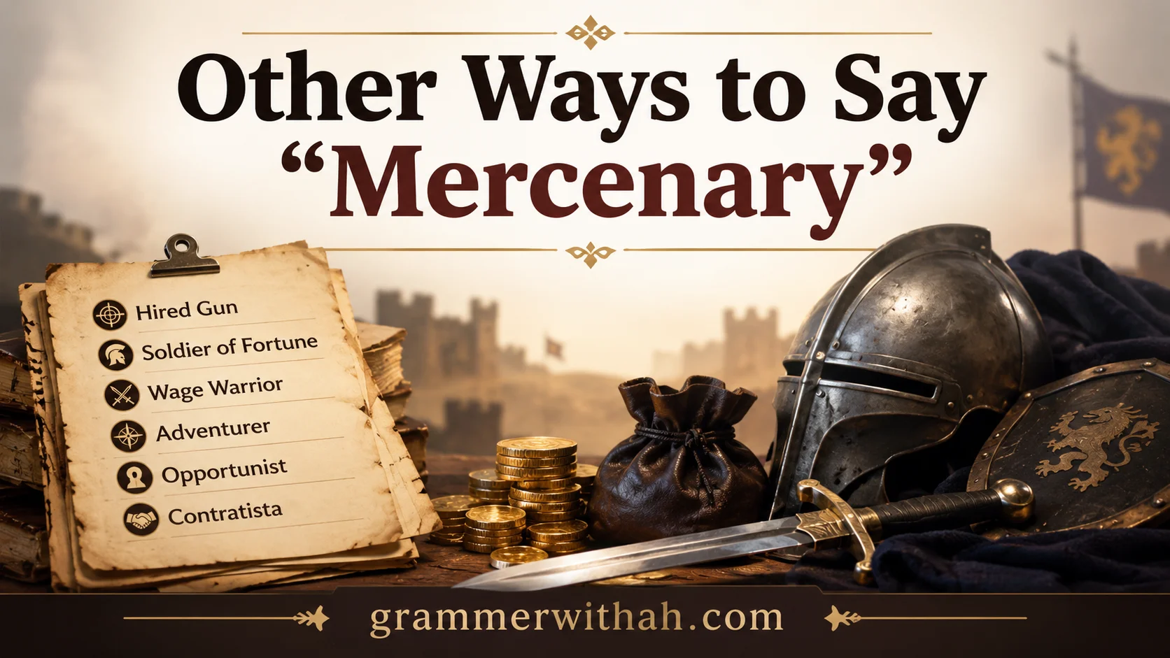 Other Ways to Say "Mercenary"