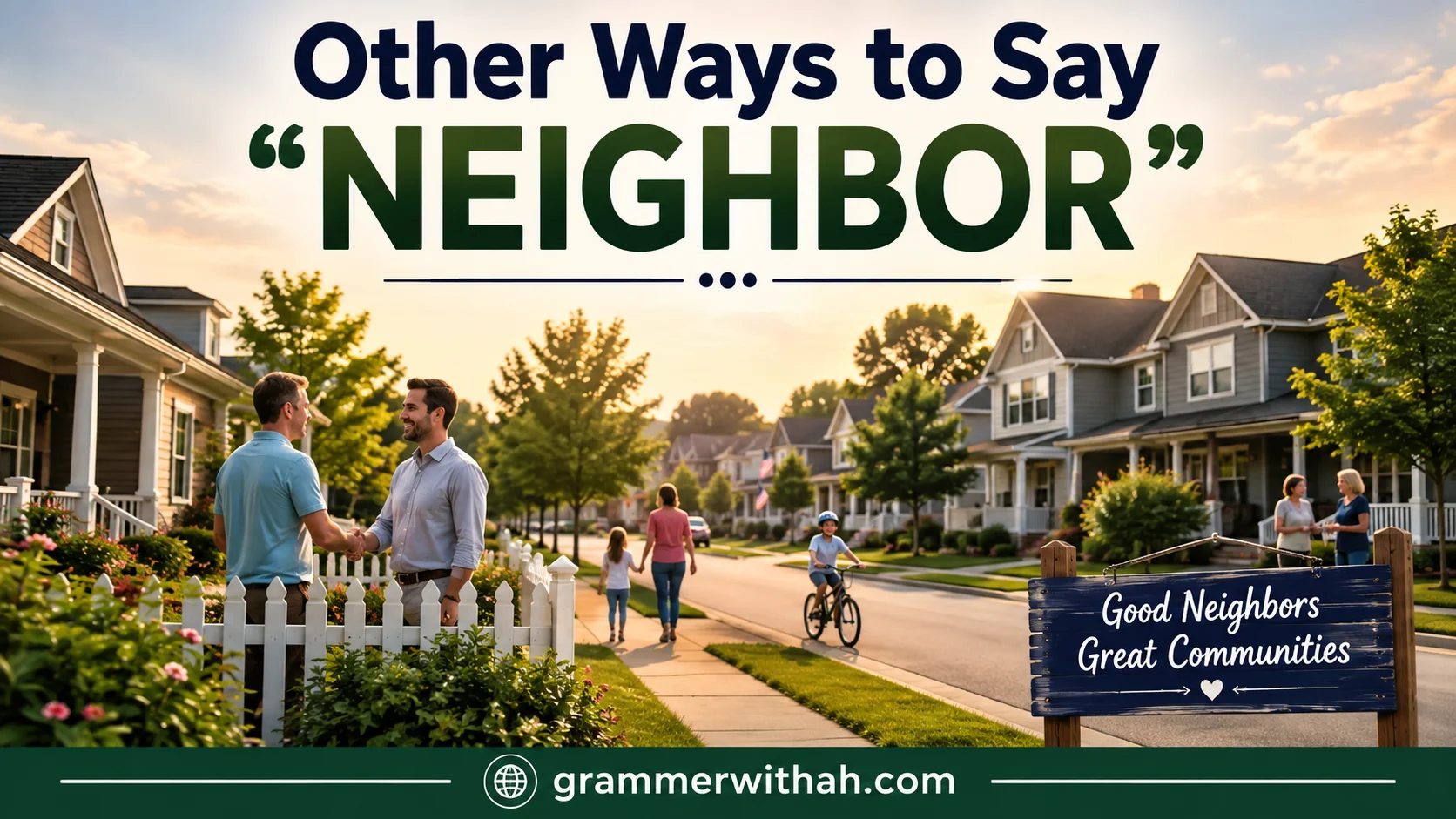 Other Ways to Say “NEIGHBOR”