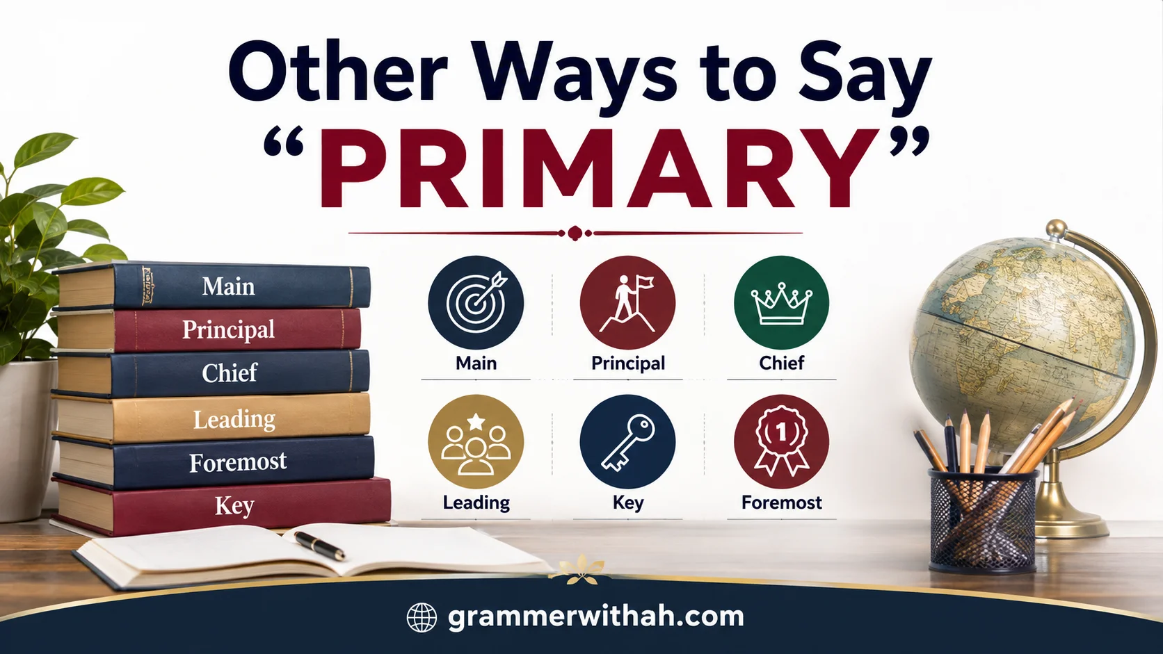 Other Ways to Say “PRIMARY”