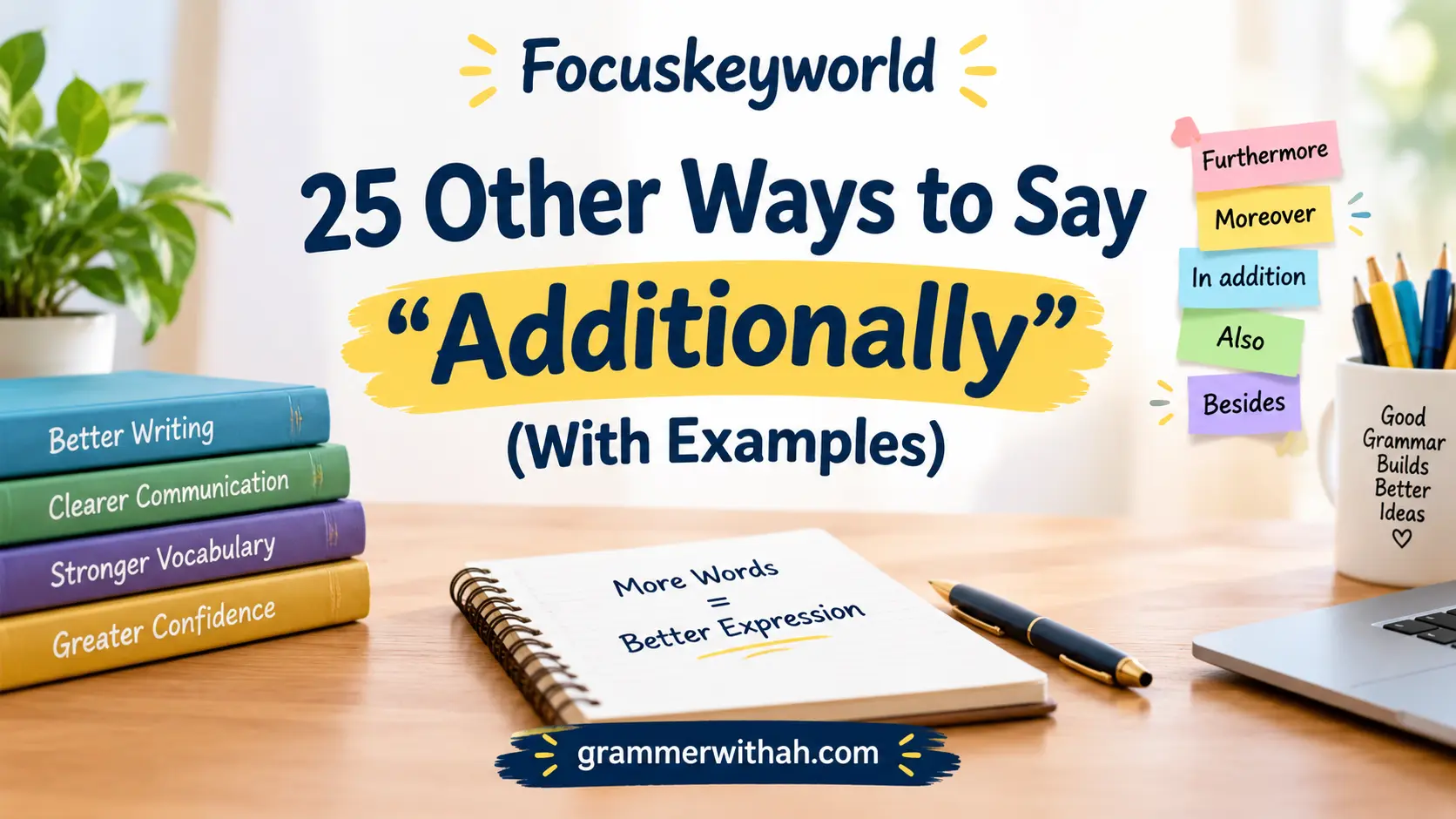 Other Ways to Say “Additionally”
