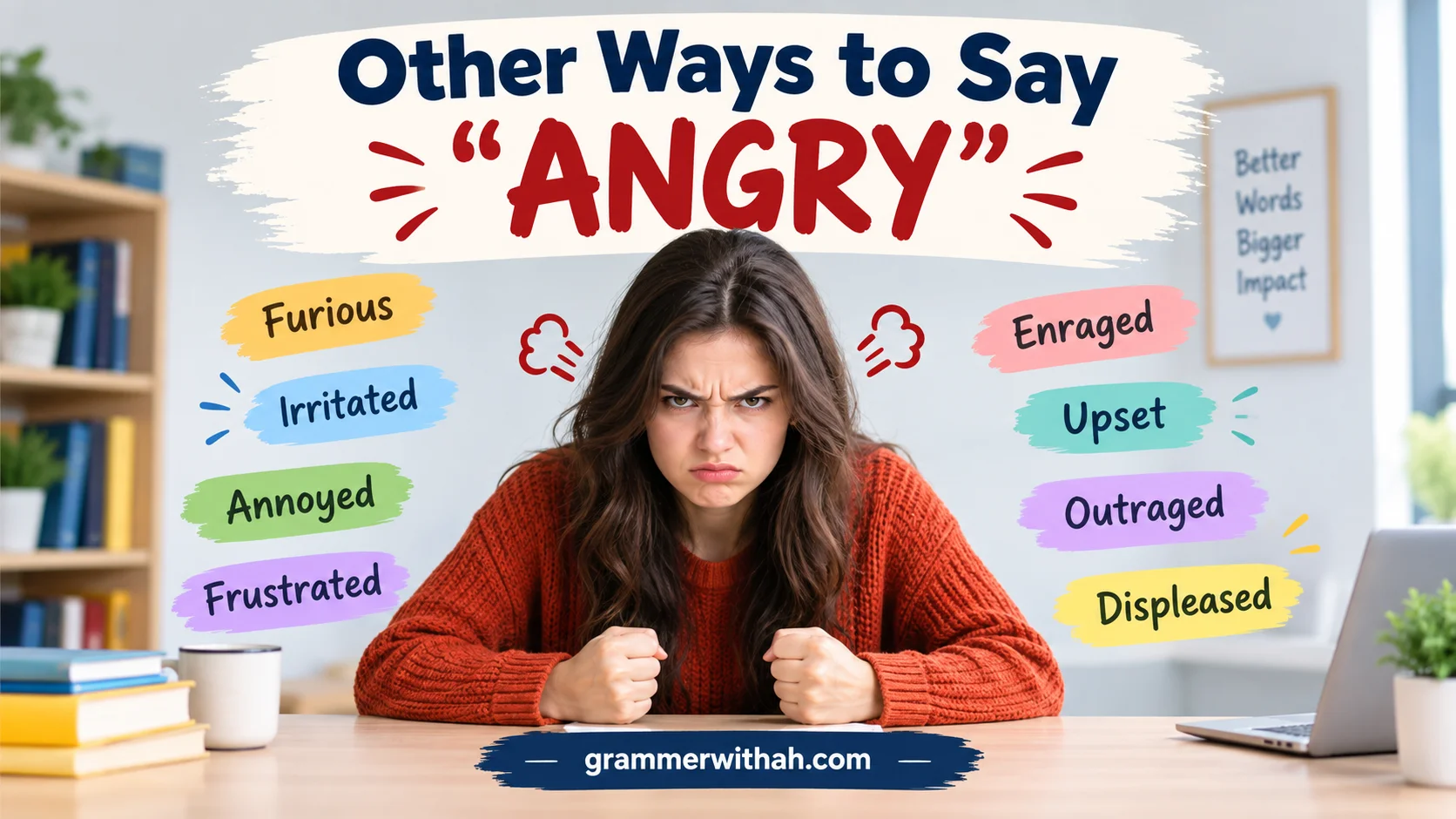 Other Ways to Say “ANGRY”