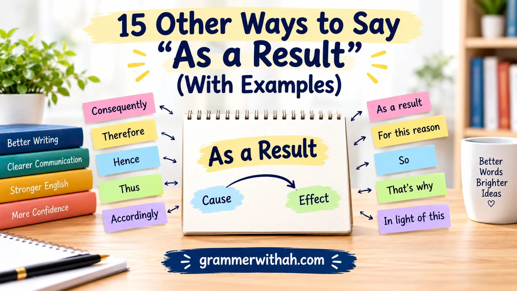 Other Ways to Say “As a Result”