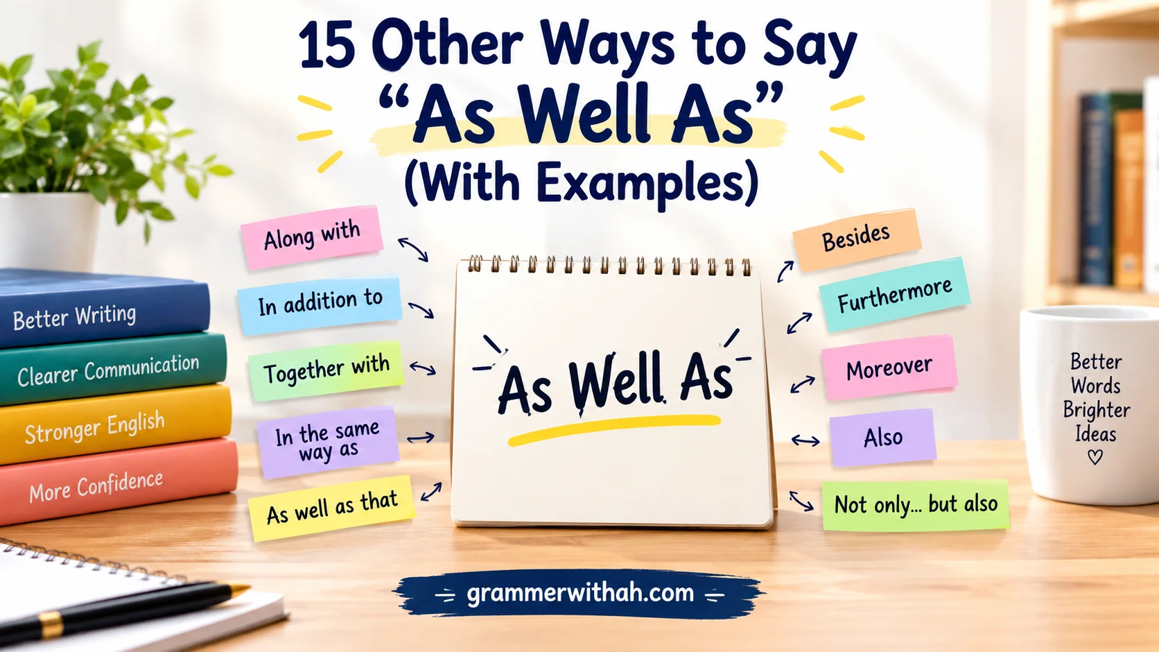 Other Ways to Say “As Well As”