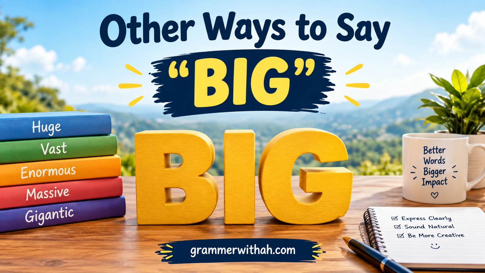 Other Ways to Say “BIG”