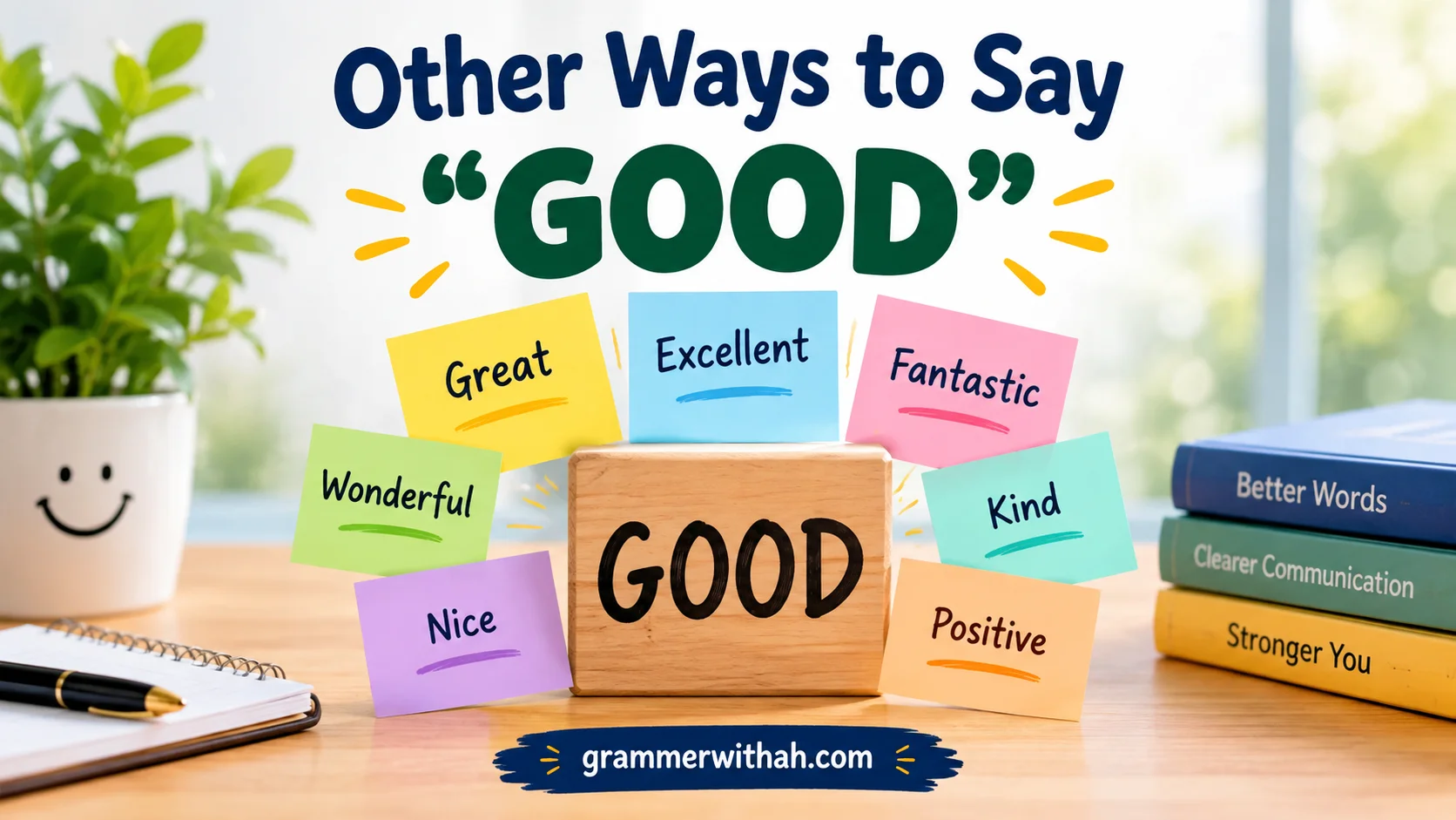 Other Ways to Say “GOOD”