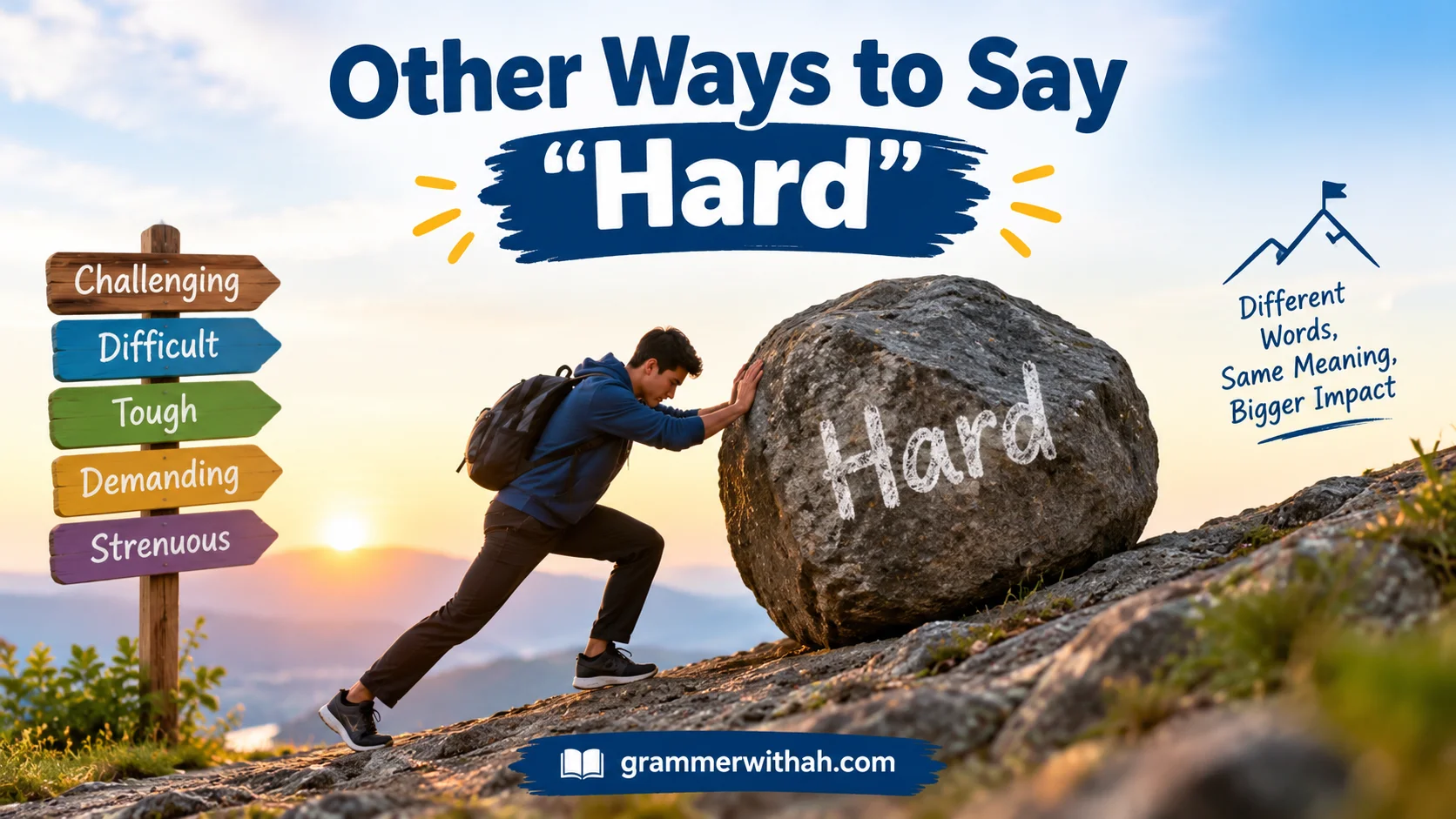 Other Ways to Say “Hard”