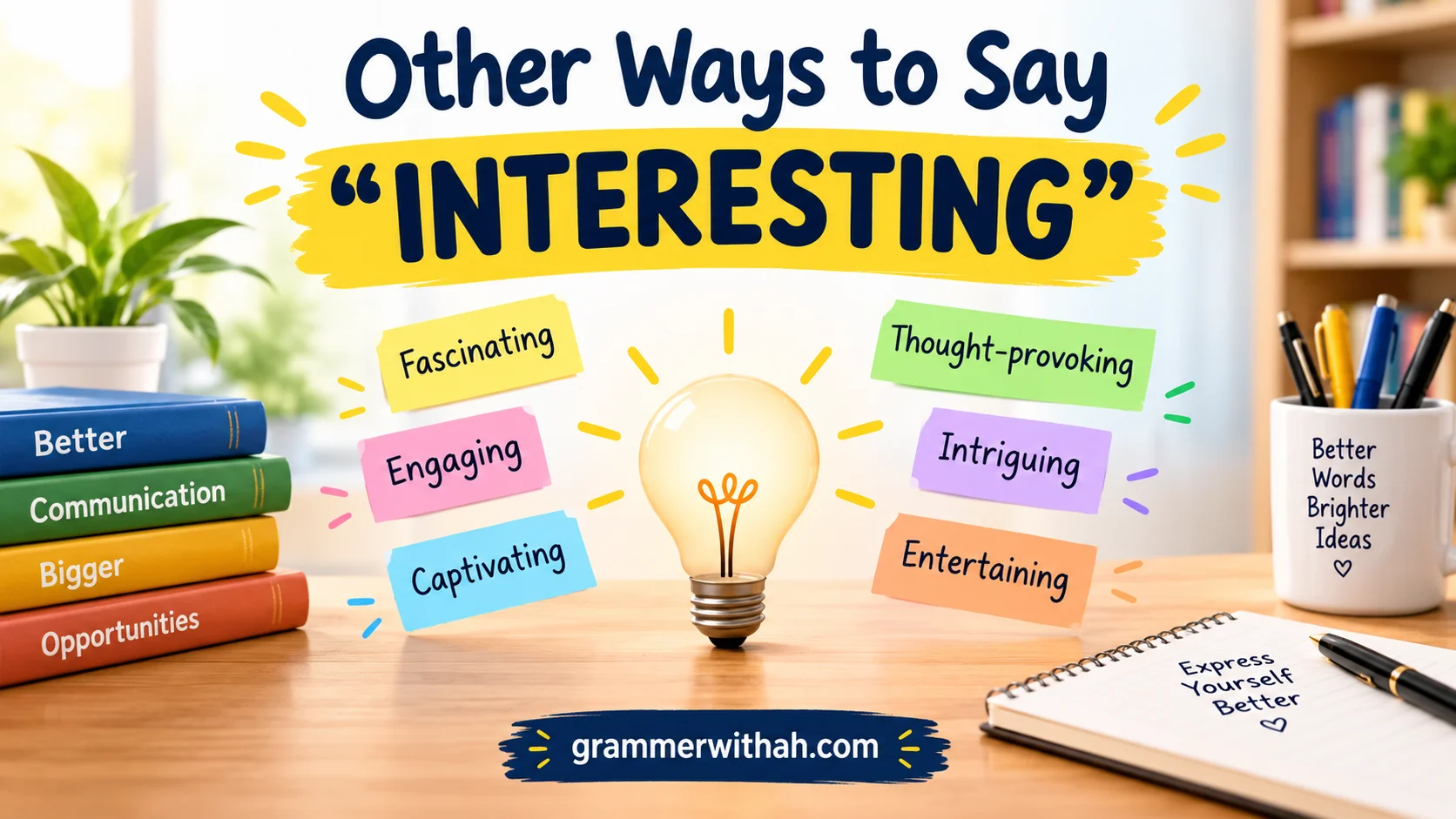 Other Ways to Say “INTERESTING”