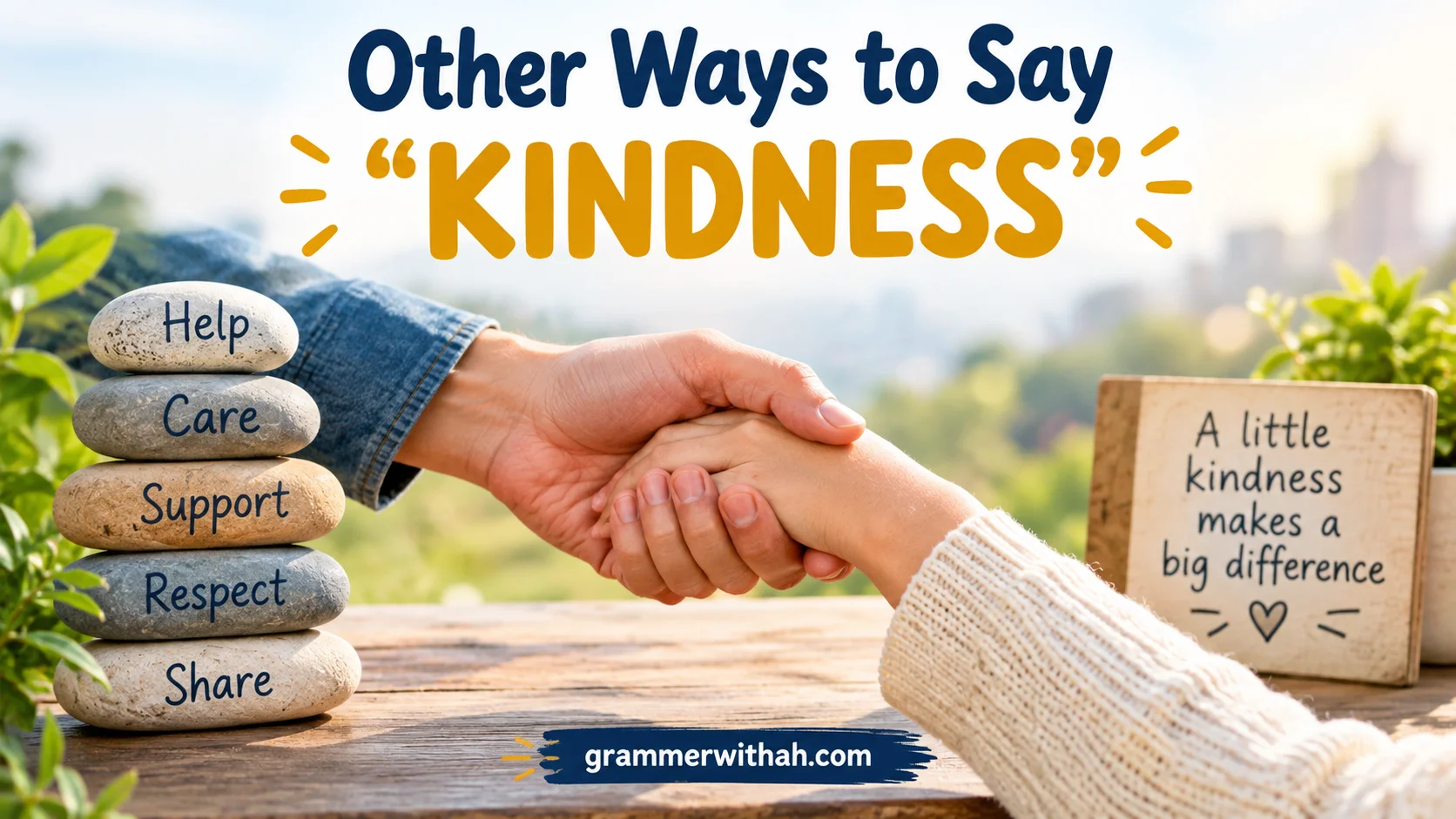 Other Ways to Say “KINDNESS”