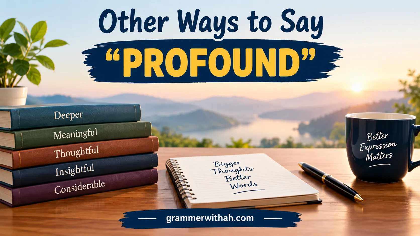 Other Ways to Say “PROFOUND”