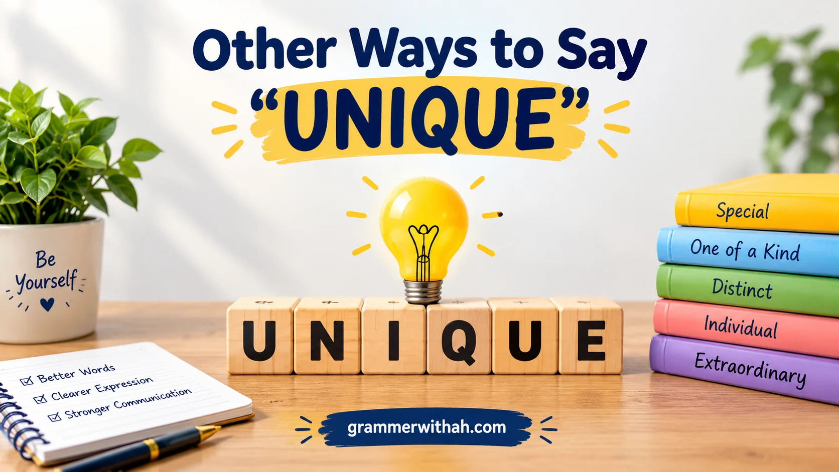 Other Ways to Say “UNIQUE”