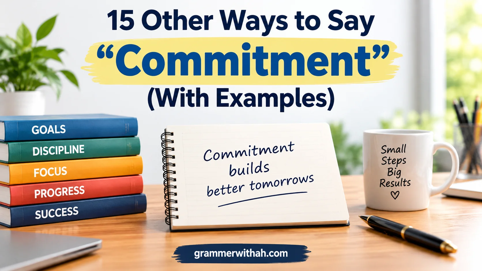 Other Ways to Say “Commitment”
