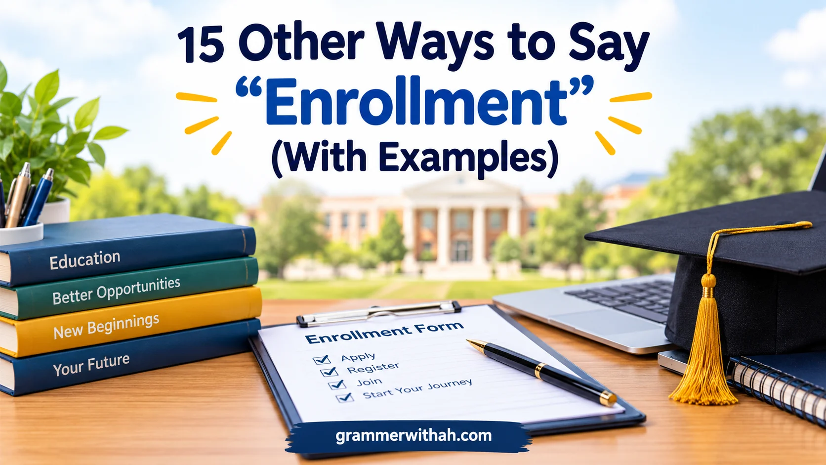 Other Ways to Say “Enrollment”