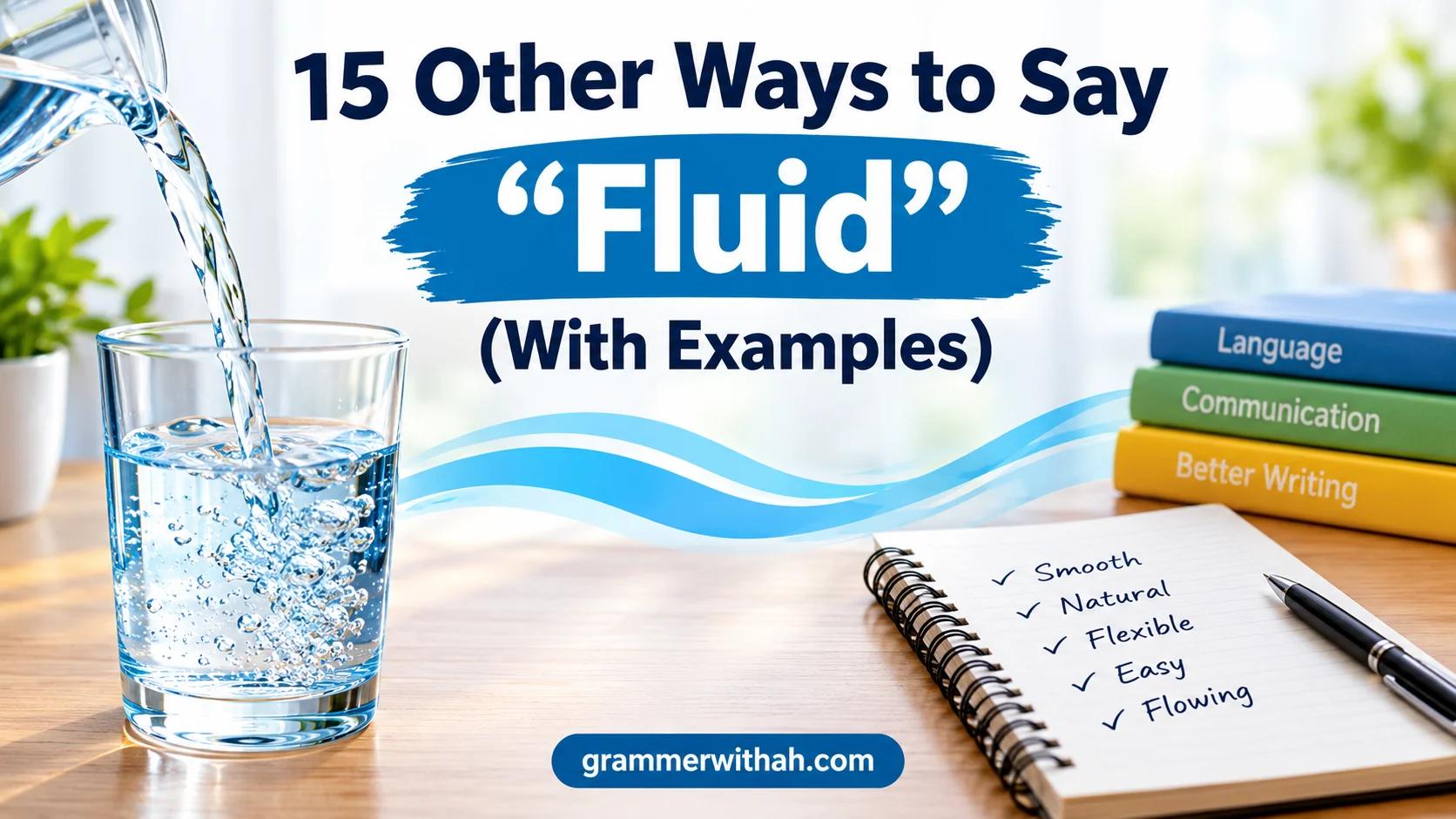 Other Ways to Say “Fluid”