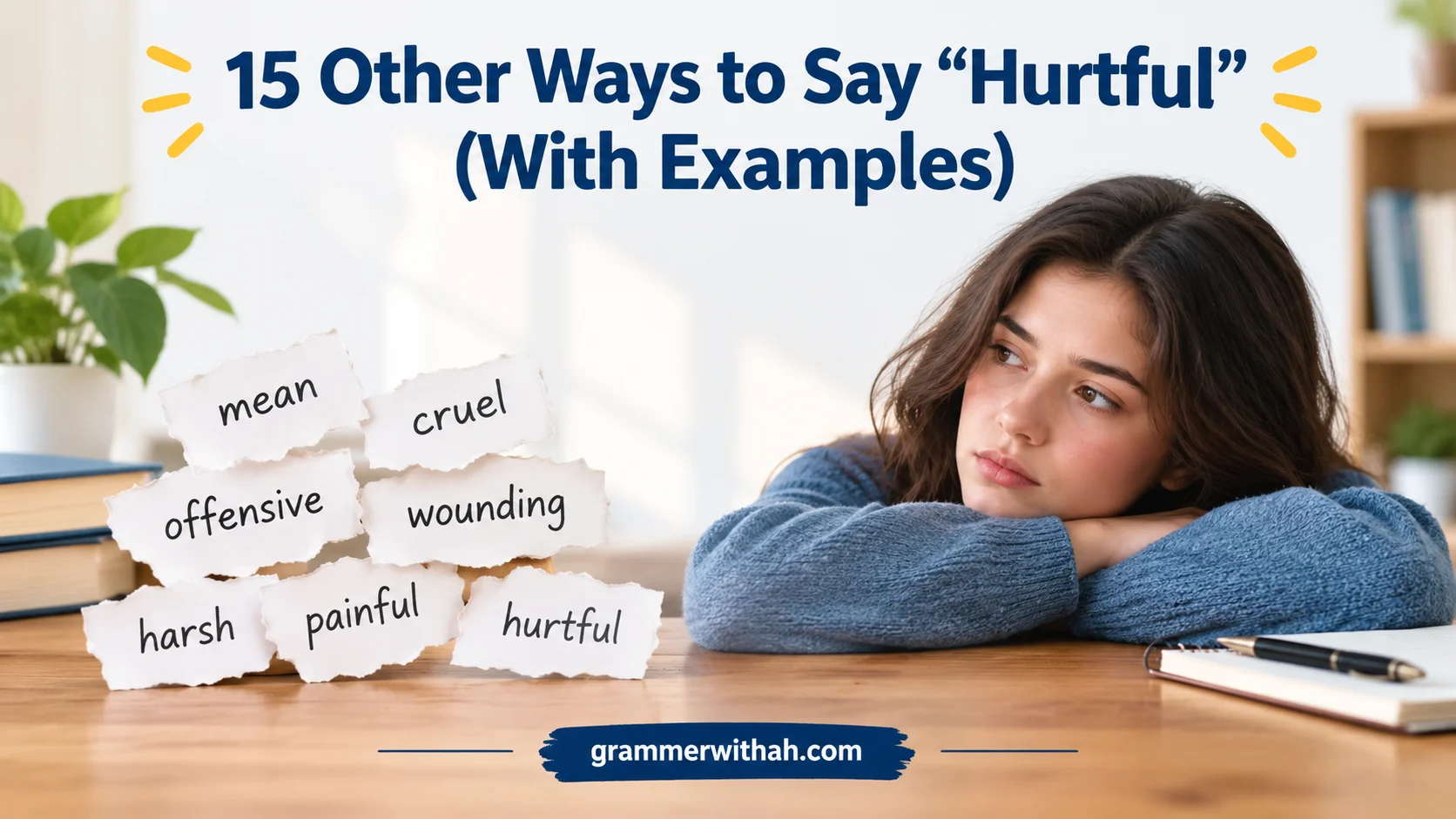 Other Ways to Say “Hurtful”