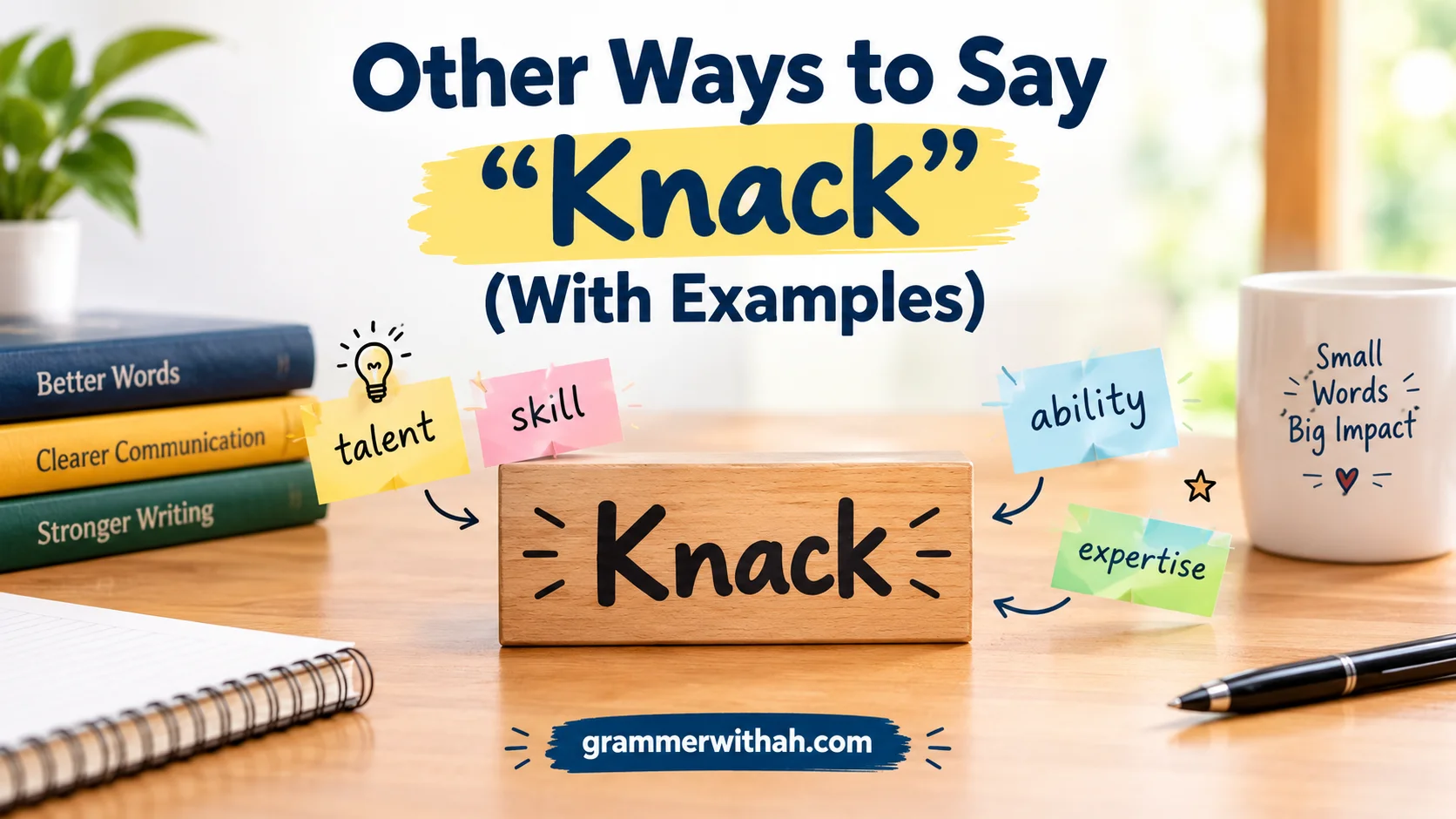 Other Ways to Say “Knack”