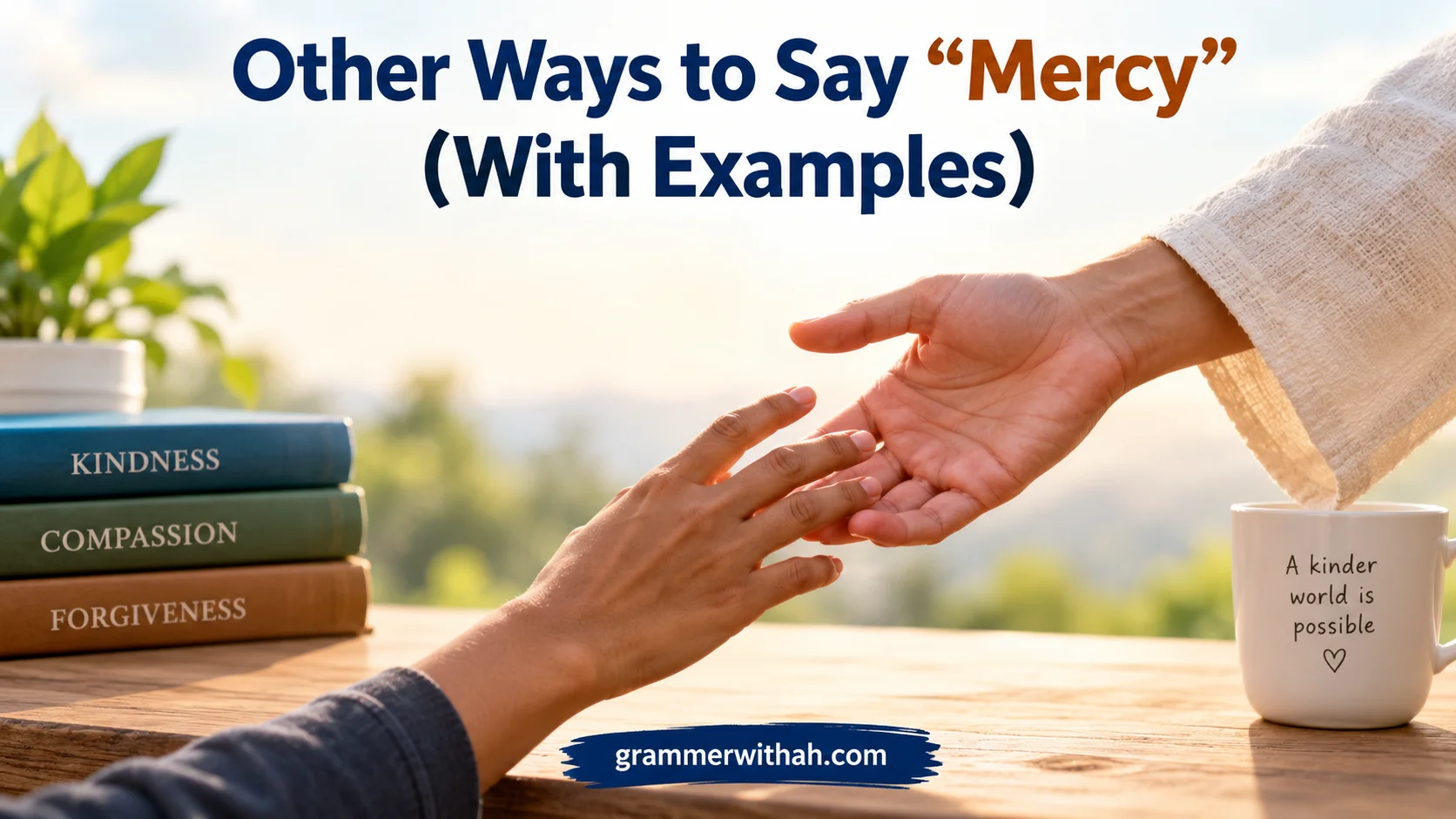 Other Ways to Say “Mercy”