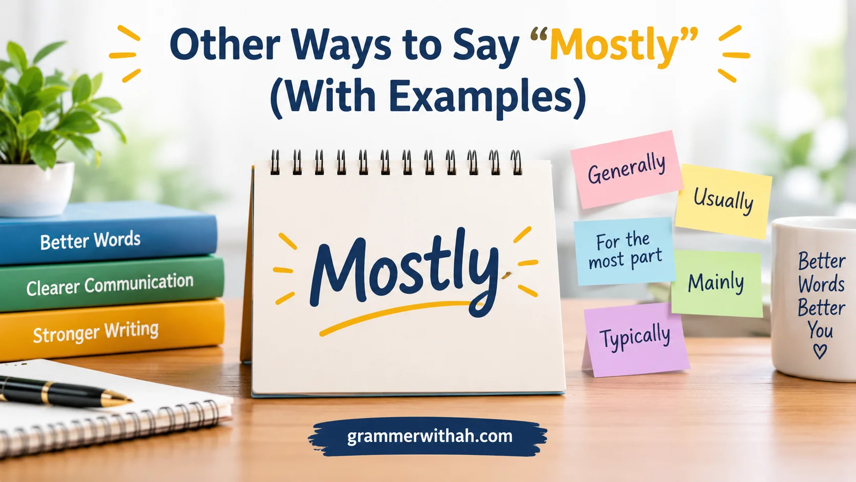 Other Ways to Say “Mostly”
